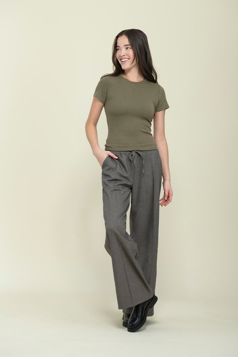 Penny-Textured Rib Tee